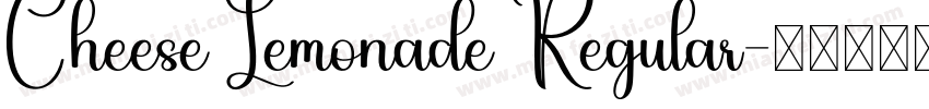 Cheese Lemonade Regular字体转换